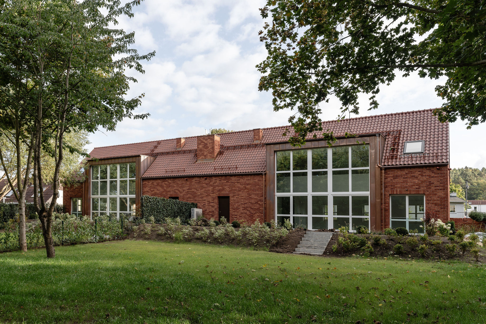 Exterior garden view